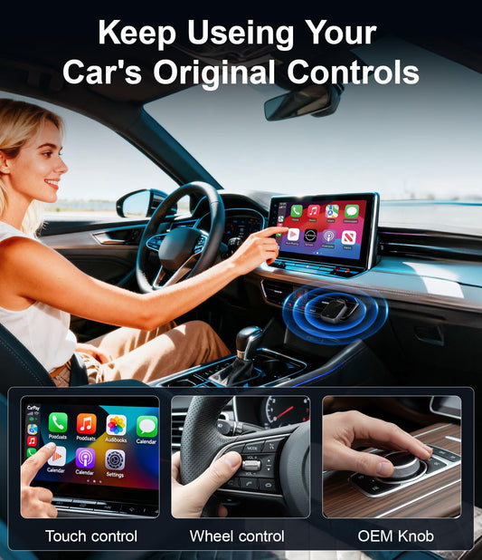 Say Goodbye to Cords: Why a Dual-Port Wireless CarPlay Adapter Is a Must-Have for Your Drive - Goecice Store