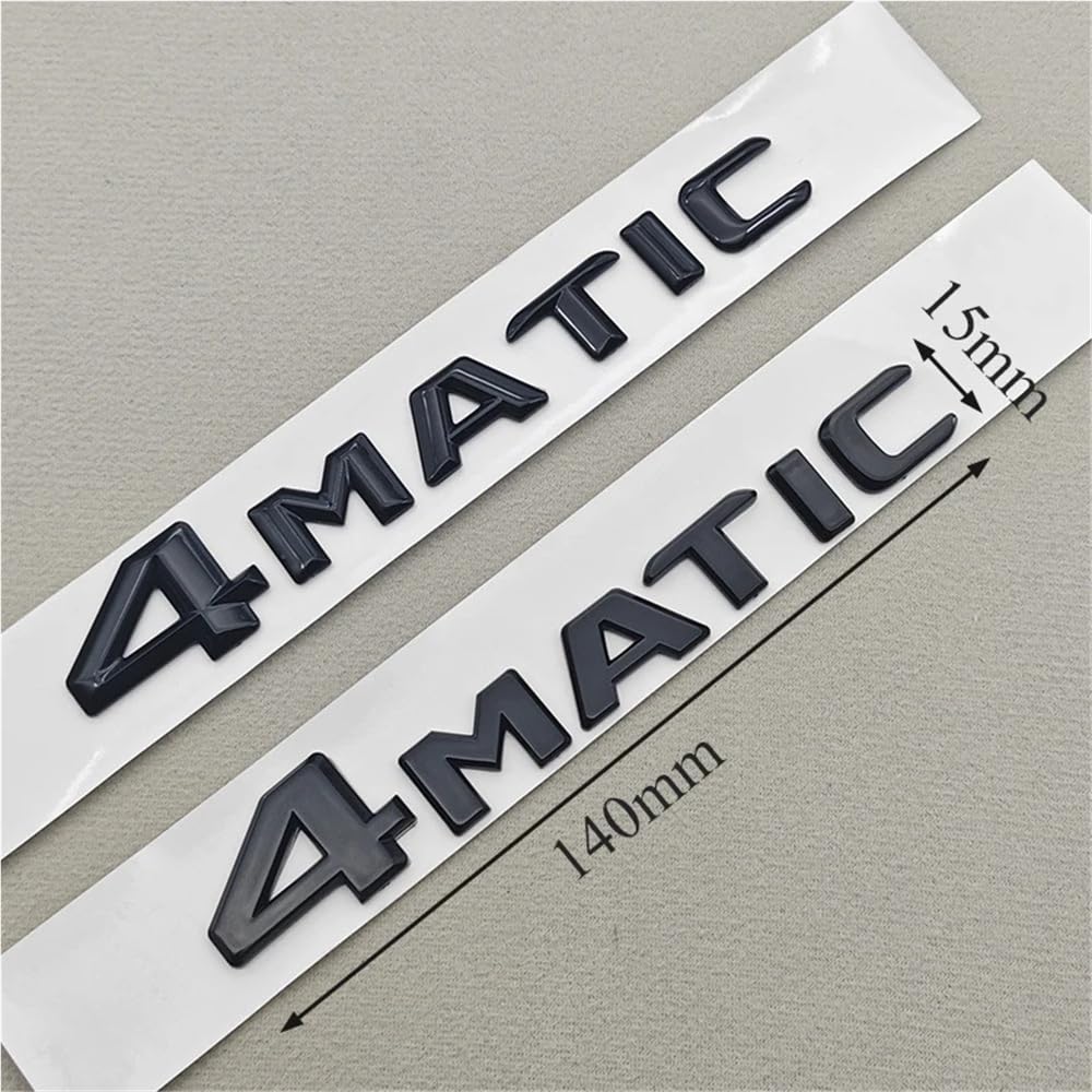 3D ABS 4MATIC Trunk Emblem Badge for Mercedes-Benz C E G S Class GLC GLS