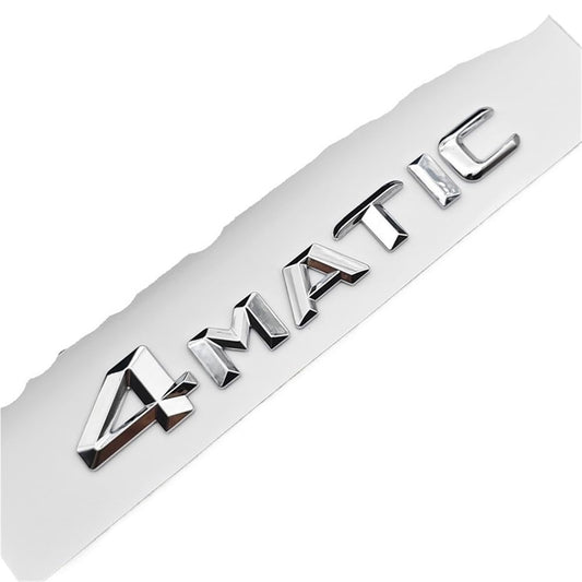 3D ABS 4MATIC Trunk Emblem Badge for Mercedes-Benz C E G S Class GLC GLS - AutoGearHub