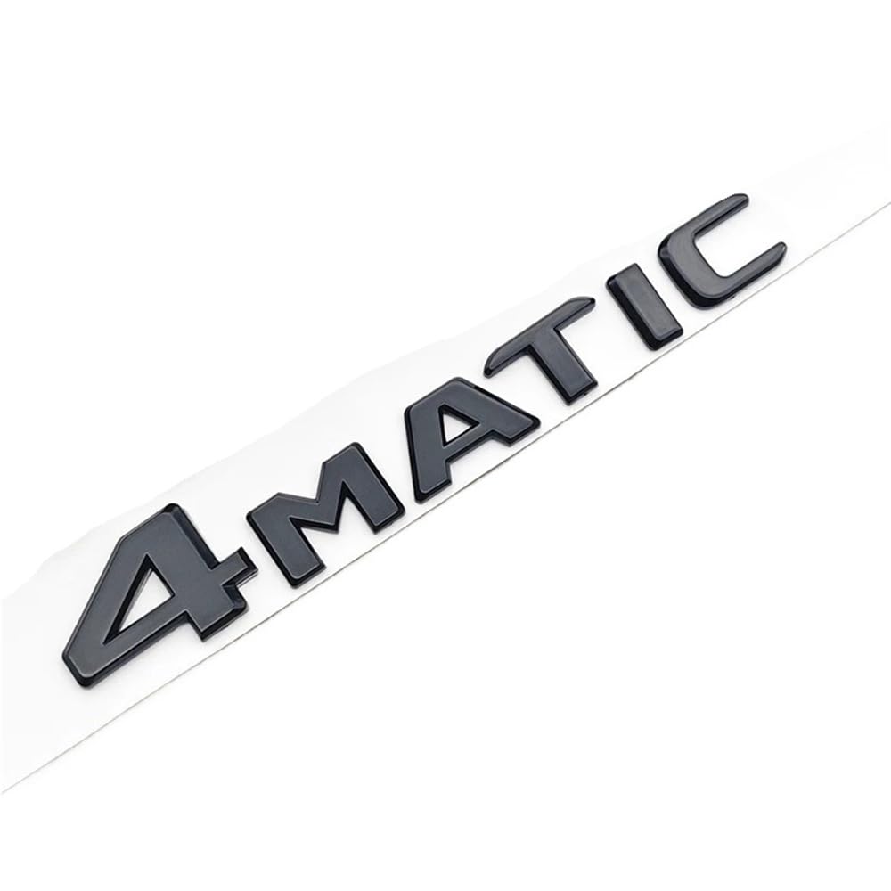 3D ABS 4MATIC Trunk Emblem Badge for Mercedes-Benz C E G S Class GLC GLS