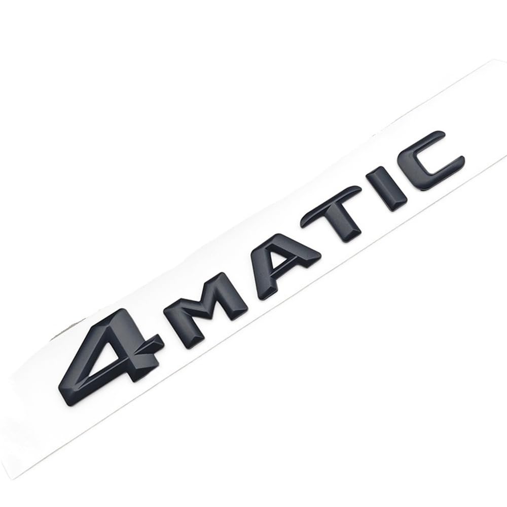 3D ABS 4MATIC Trunk Emblem Badge for Mercedes-Benz C E G S Class GLC GLS