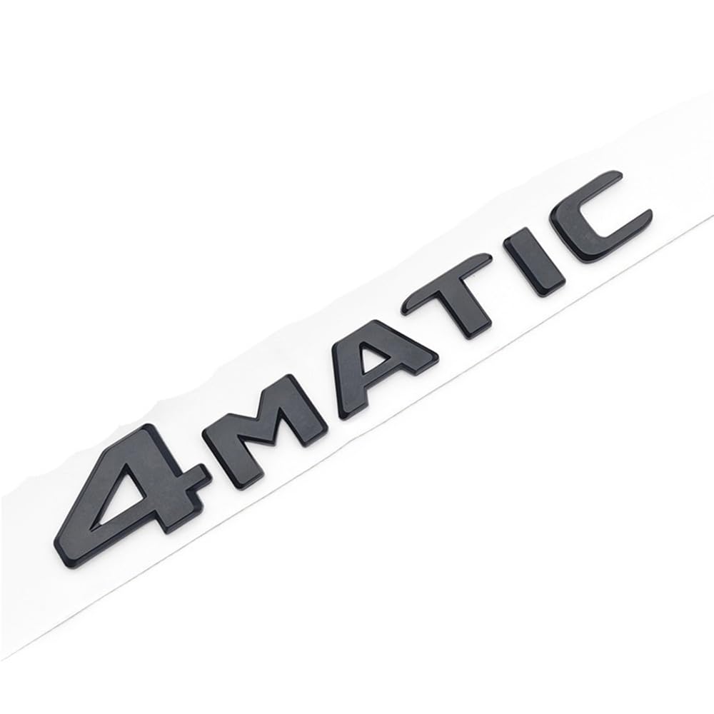 3D ABS 4MATIC Trunk Emblem Badge for Mercedes-Benz C E G S Class GLC GLS