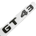 3D ABS Rear Trunk Emblem Badge for Mercedes-AMG GT 43 GT 50 GT 53 GT 63 - Glossy Black & Chrome