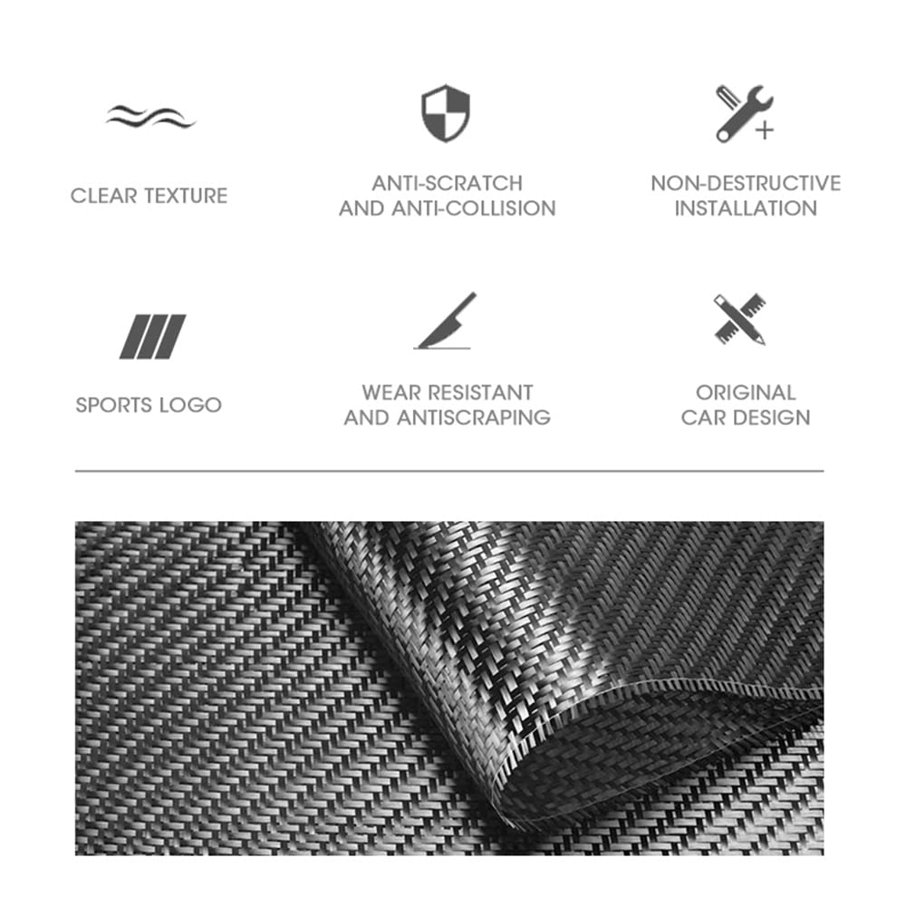 Audi Carbon Fiber Shift Knob Cover Trim | For A6 S6 RS6 A7 RS7 Q7 Q8 A8 S8 (2019-2024) - AutoGearHub