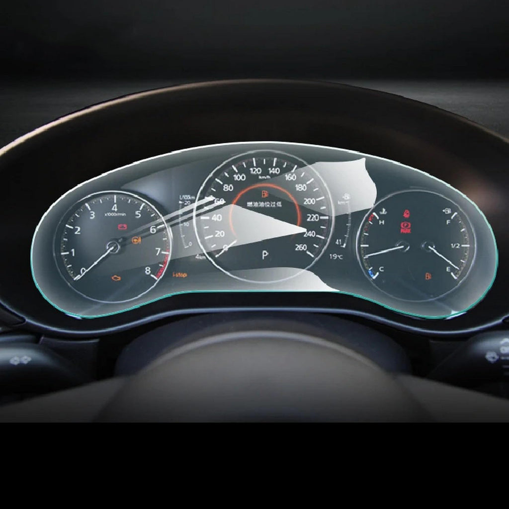 Car Interior Console Transparent TPU Film Speedometer Anti Scratch refit，for Mazda 3 Axela CX-30 2019-2023 - Goecice Store