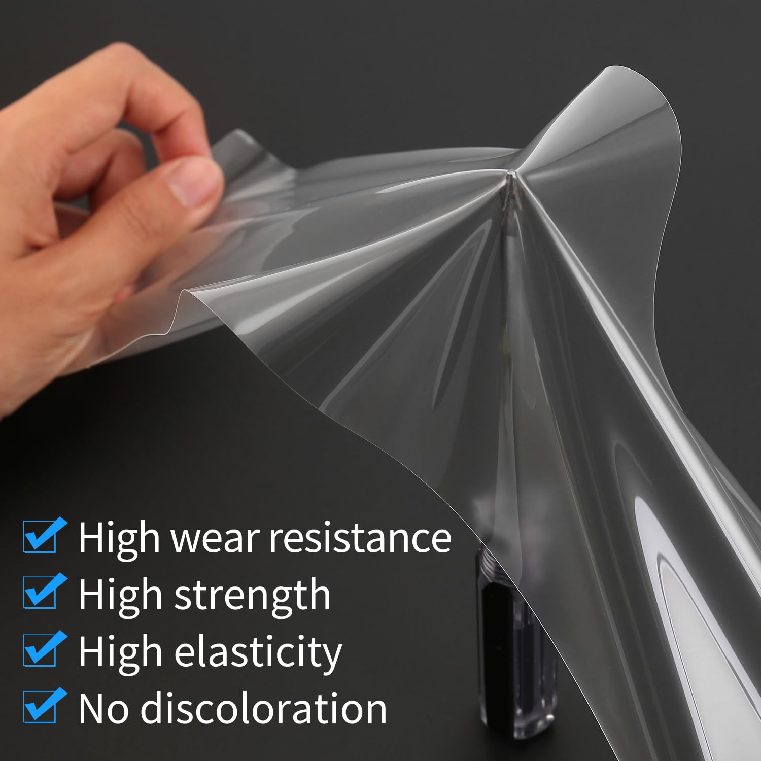Clear TPU Headlight Protection Film for Mazda CX-5 2022-2025 — Pre-Cut Invisible PPF, Anti-Yellowing 5-Piece Kit - Goecice