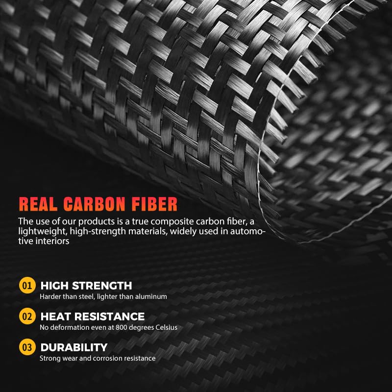 Genuine Carbon Fiber Gear Shift Knob Cover Trim for BMW M5 F90 (2018-2024), X3M F97, X4M F98 (2019-2021) | M-Performance Interior Upgrade - AutoGearHub