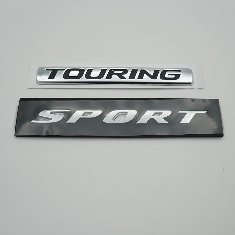 Sport Touring Rear Trunk Letter Logo Badge Emblem Nameplate (2 pieces) - Goecice Store
